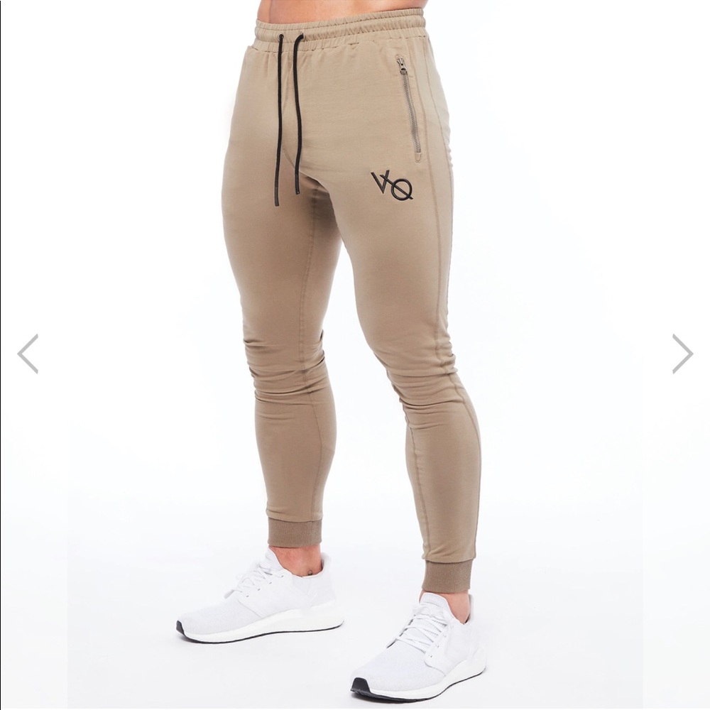 VANQUISH ECLIPSE KHAKI TAPERED SWEATPANTS - Medium